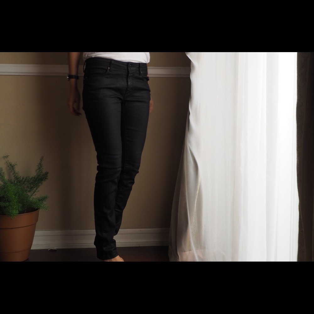 ZADIG & VOLTAIRE. Black Denim Jeans. 28. Like new.